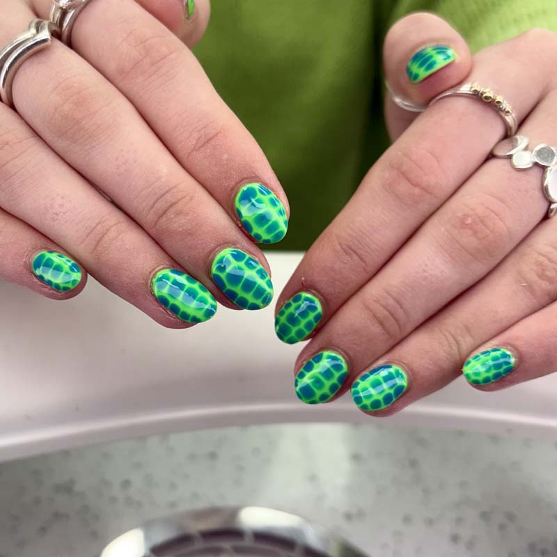builder gel infills basic nail art